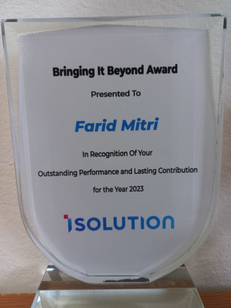 Bringing it Beyond Award